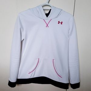 Under Armour white hoodie